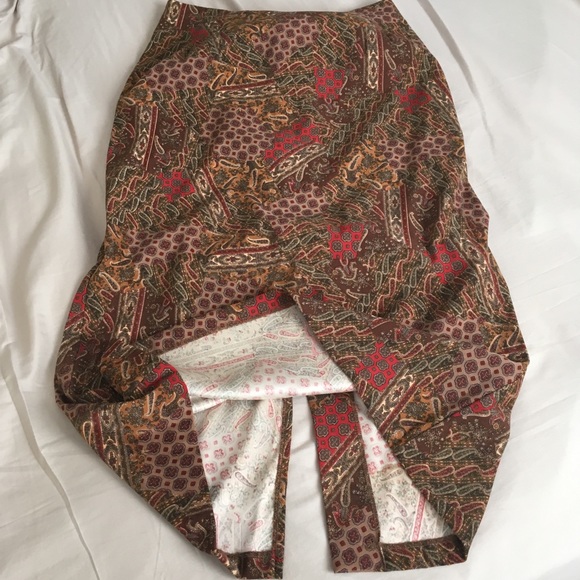 Vintage Paisley Skirt - Picture 6 of 7